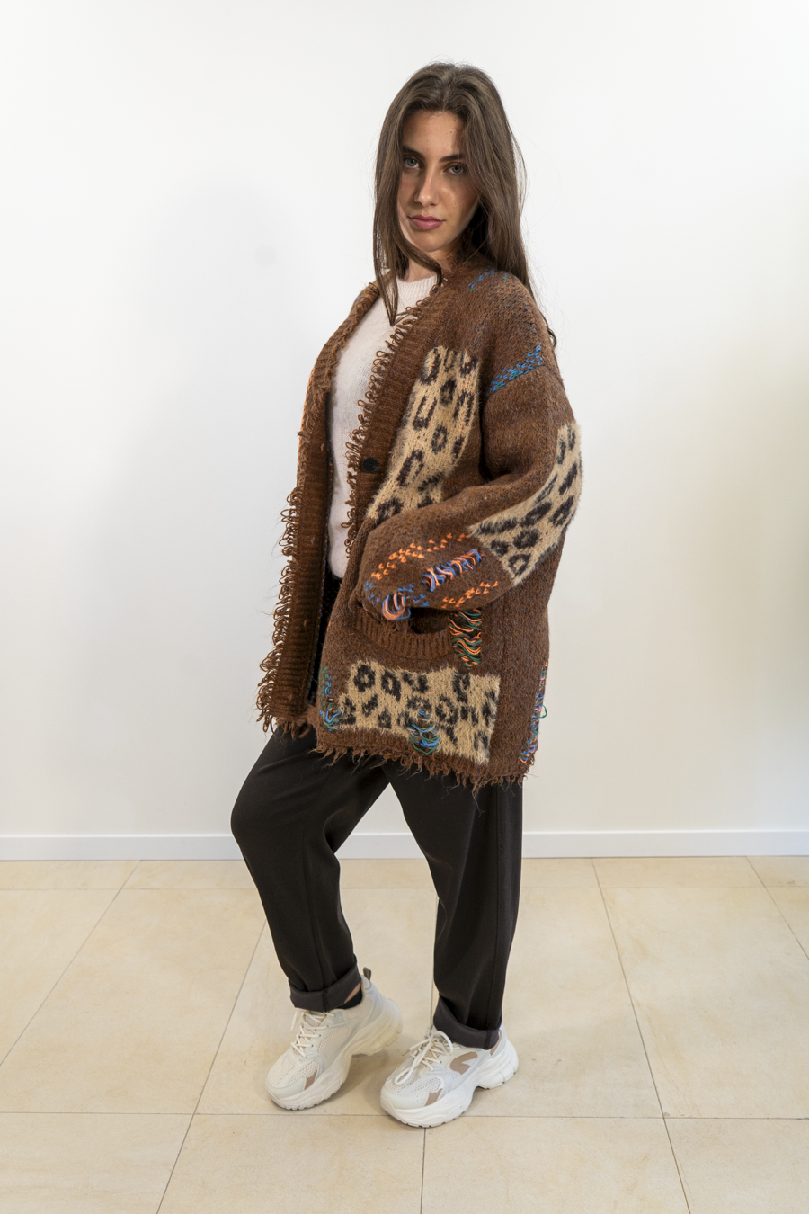 CARDIGAN 100% VISCOSA