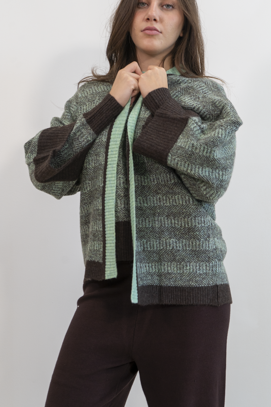 GIACCA APERTA JACQUARD
