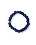 BRACCIALE ELASTICO PERLE BLU