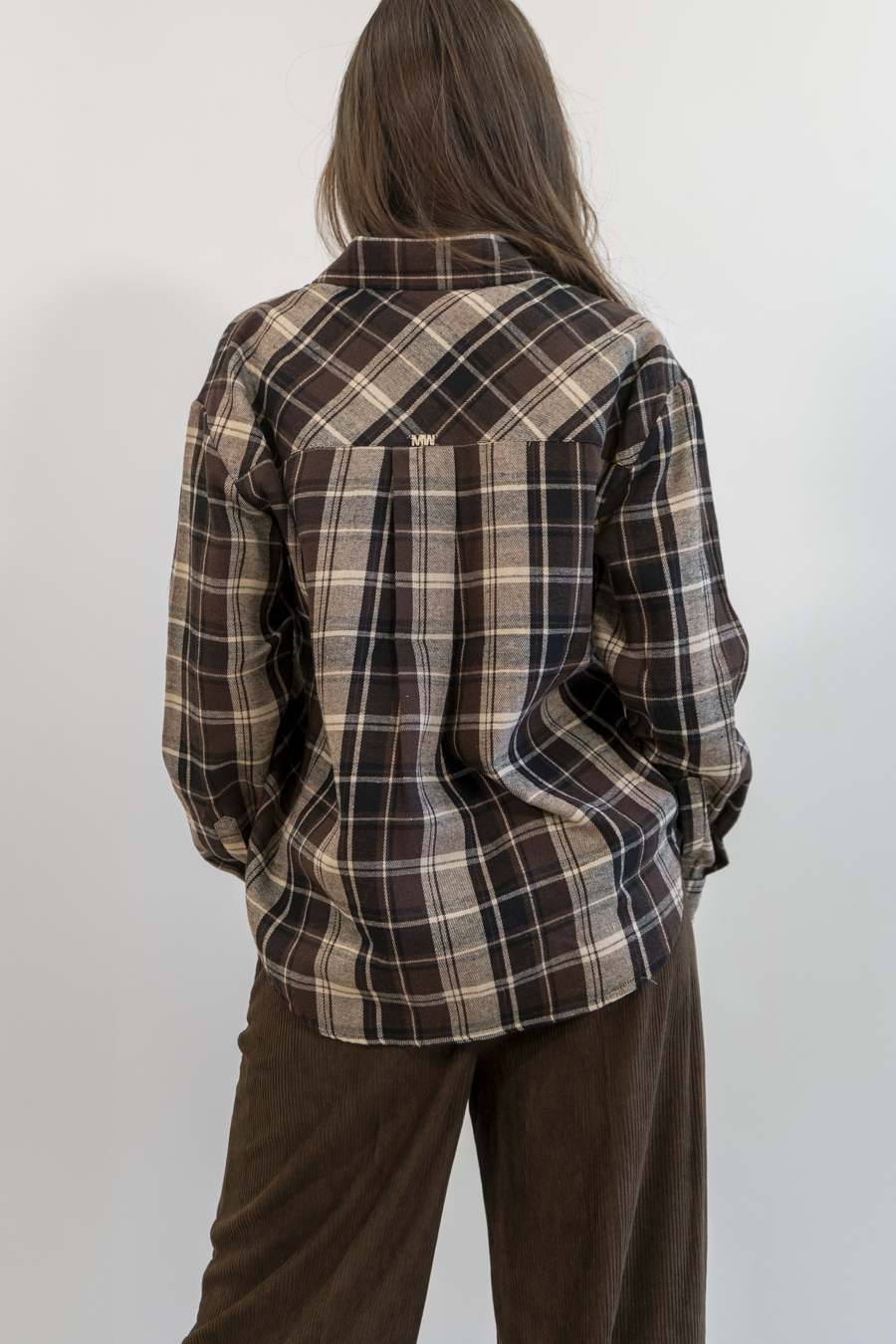 CAMICIA TARTAN CON TASCHE