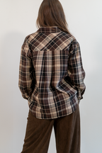 CAMICIA TARTAN CON TASCHE