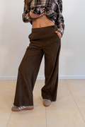 PANTALONE PALAZZO IN VELLUTO