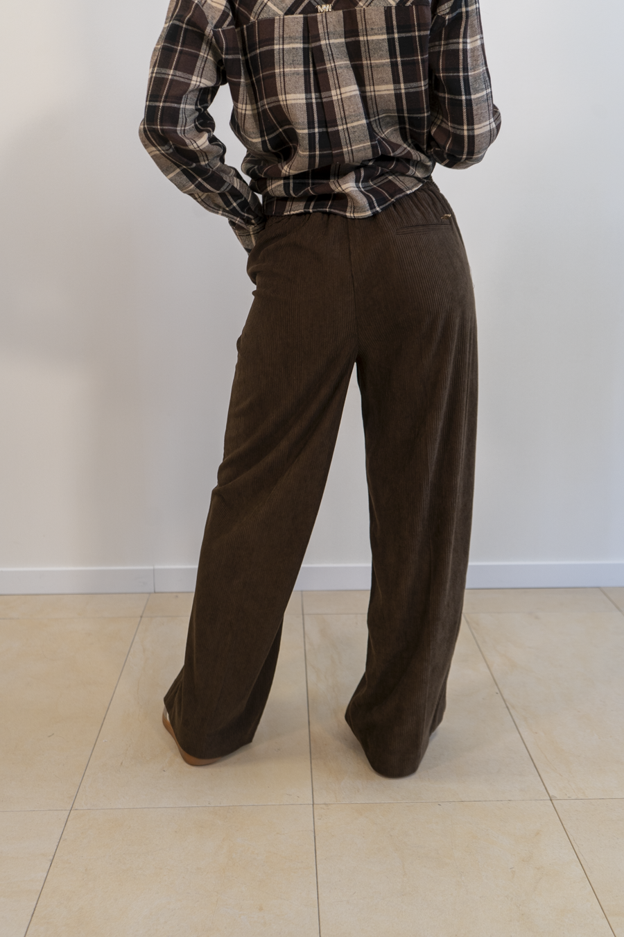 PANTALONE PALAZZO IN VELLUTO