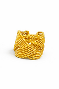 ANELLO FASCIA MULTILINEE LUMINOSE INTRECCIATE