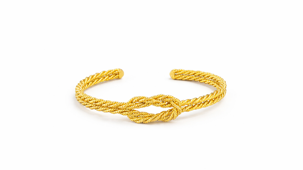 BANGLE APERTO CORDA NODO