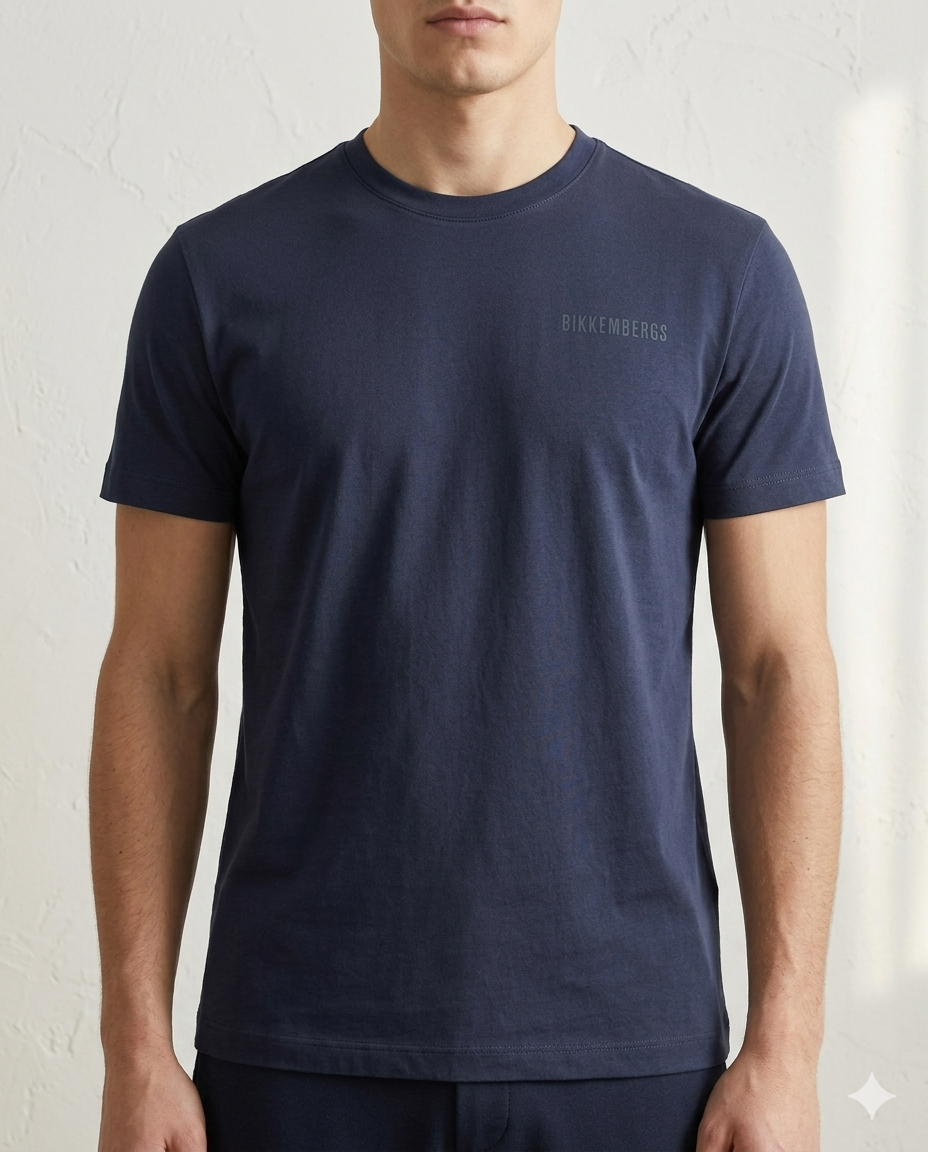 T-SHIRT LOGO PICCOLO BIKKEMBERGS
