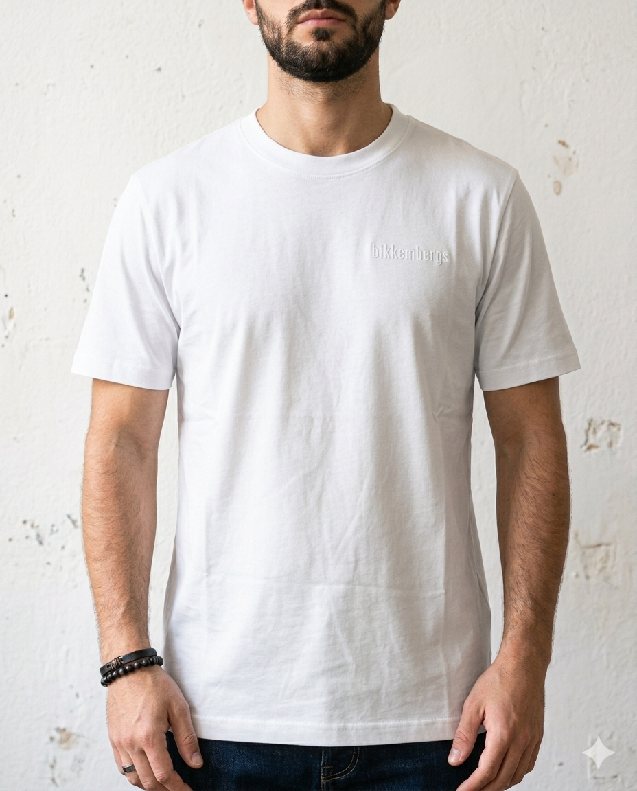T-SHIRT LOGO PICCOLO BIKKEMBERGS