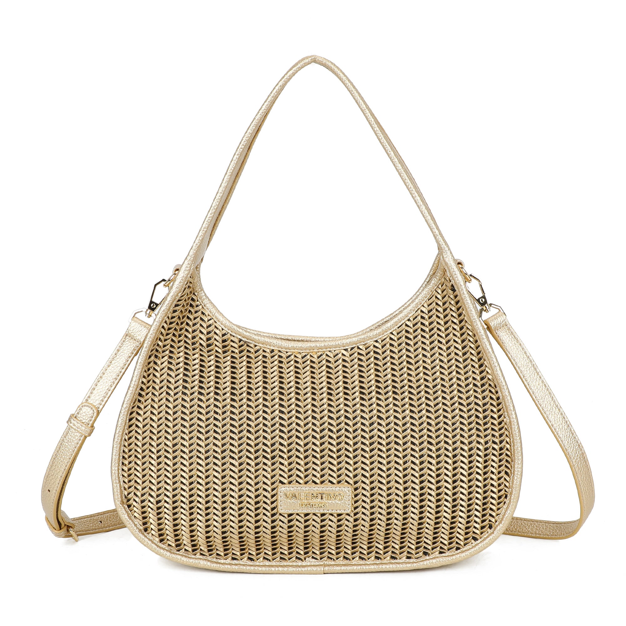 BORSA ECO VALENTINO CREATIONS MEZZALUNA