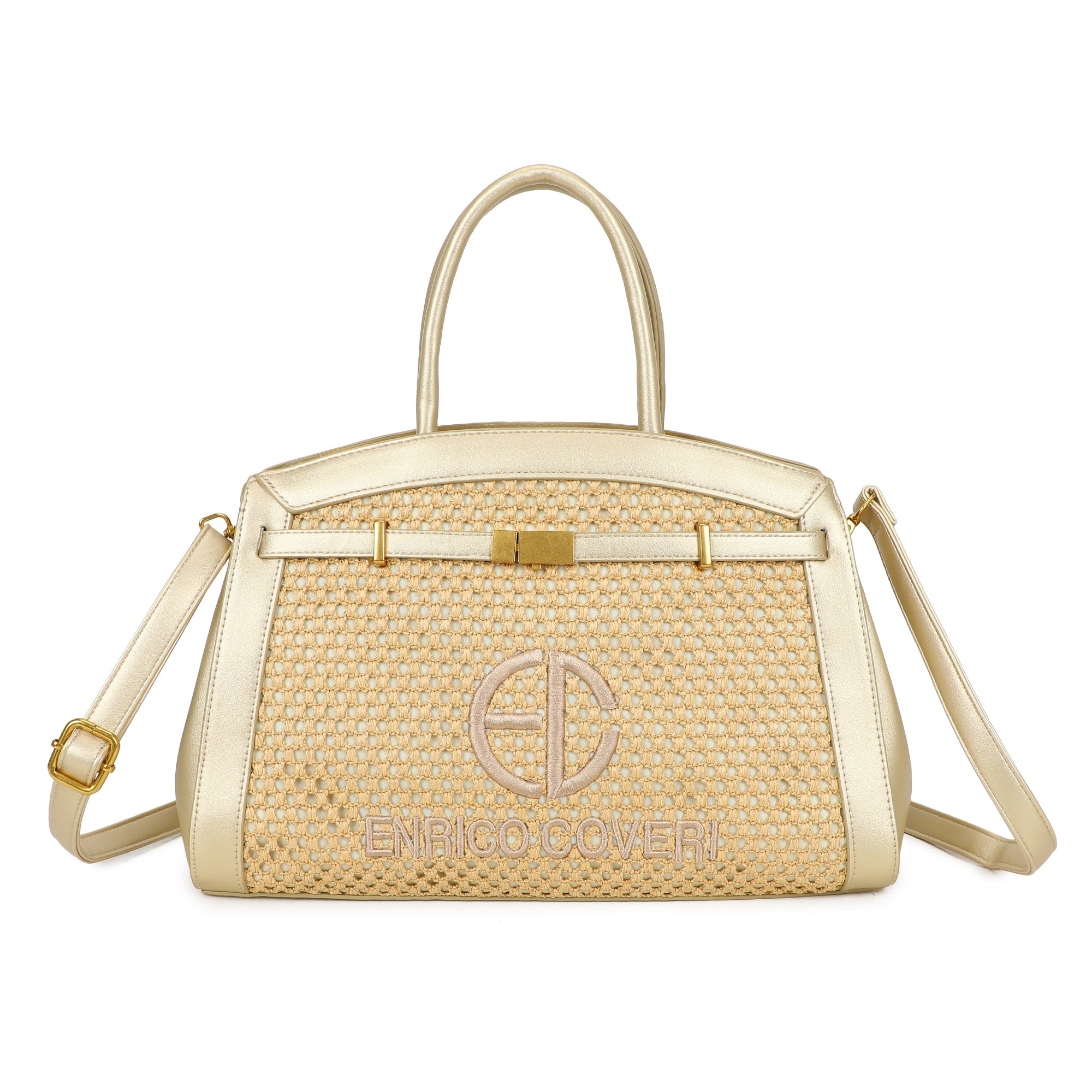 BORSA ECO ENRICO COVERI RAFIA
