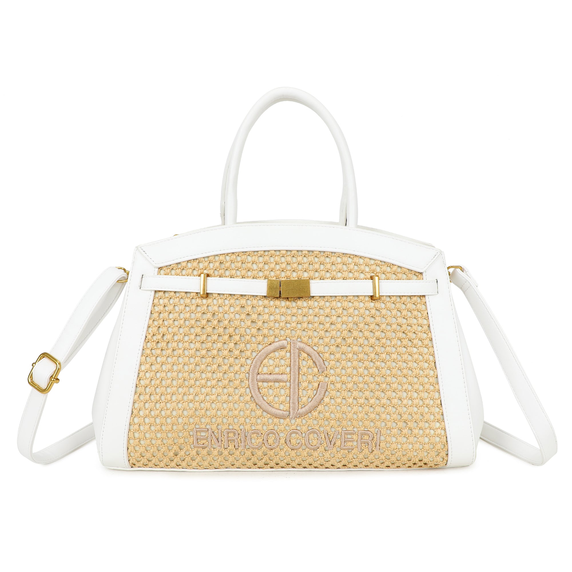 BORSA ECO ENRICO COVERI RAFIA