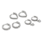 3 PAIA ORECCHINI STILE VINTAGE MINIMAL