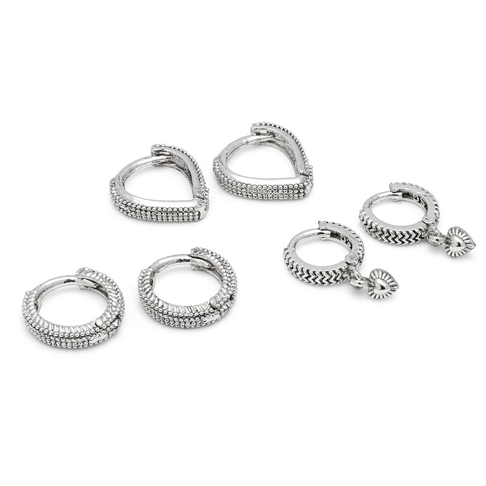 3 PAIA ORECCHINI STILE VINTAGE MINIMAL