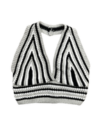 TOP IN COTONE TRICOLOR