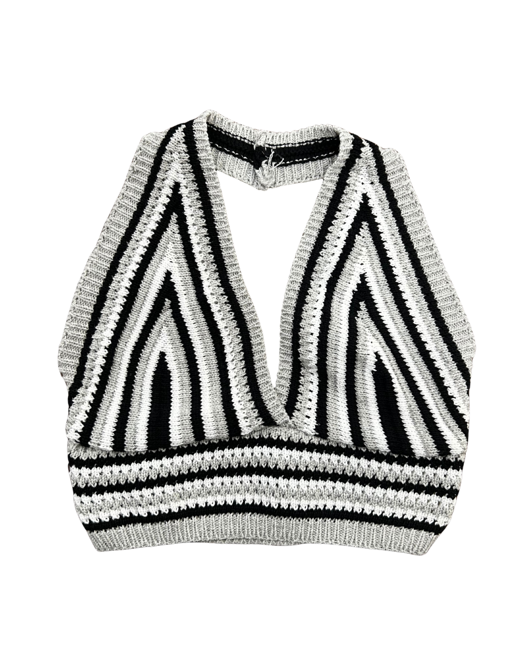 TOP IN COTONE TRICOLOR