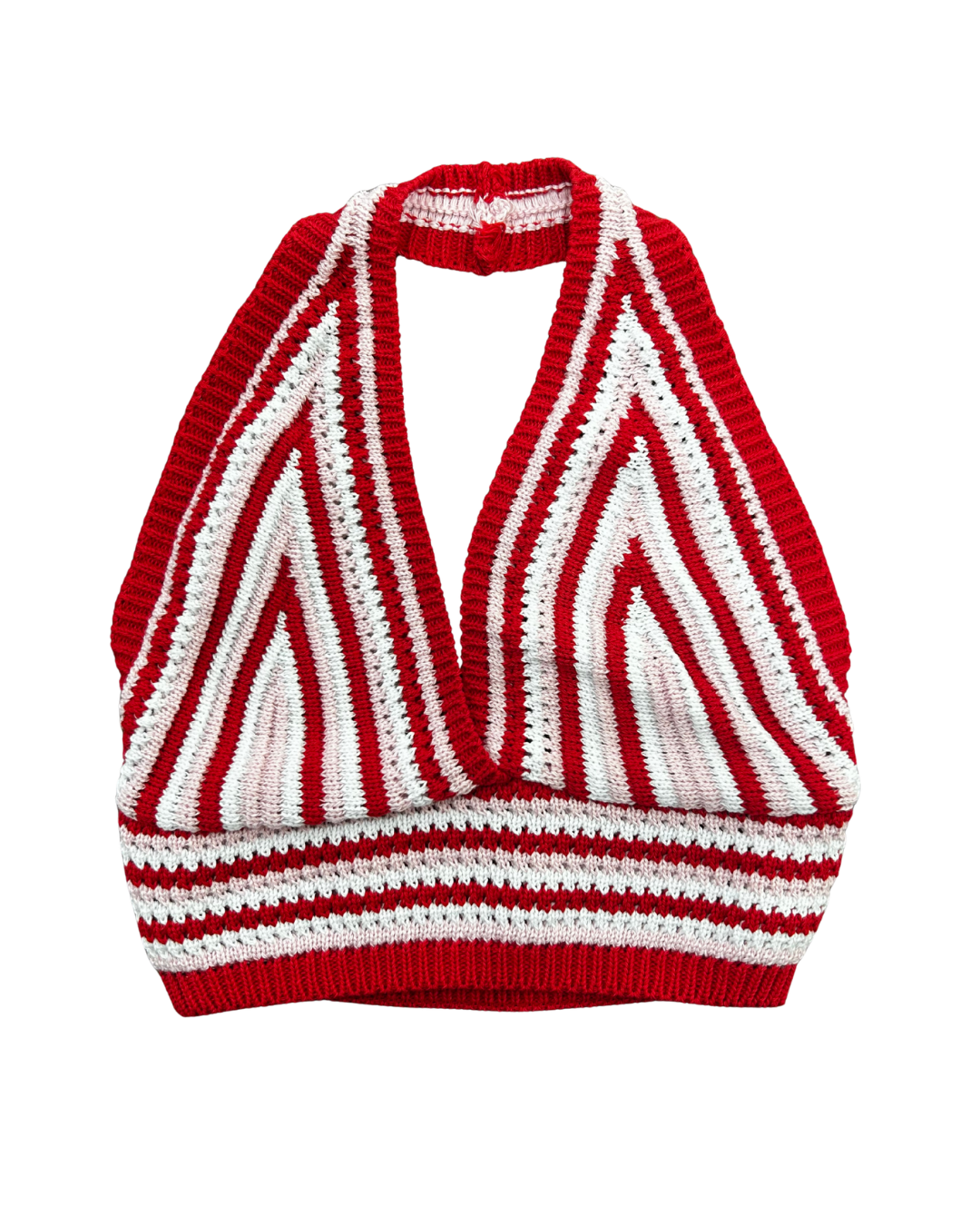 TOP IN COTONE TRICOLOR