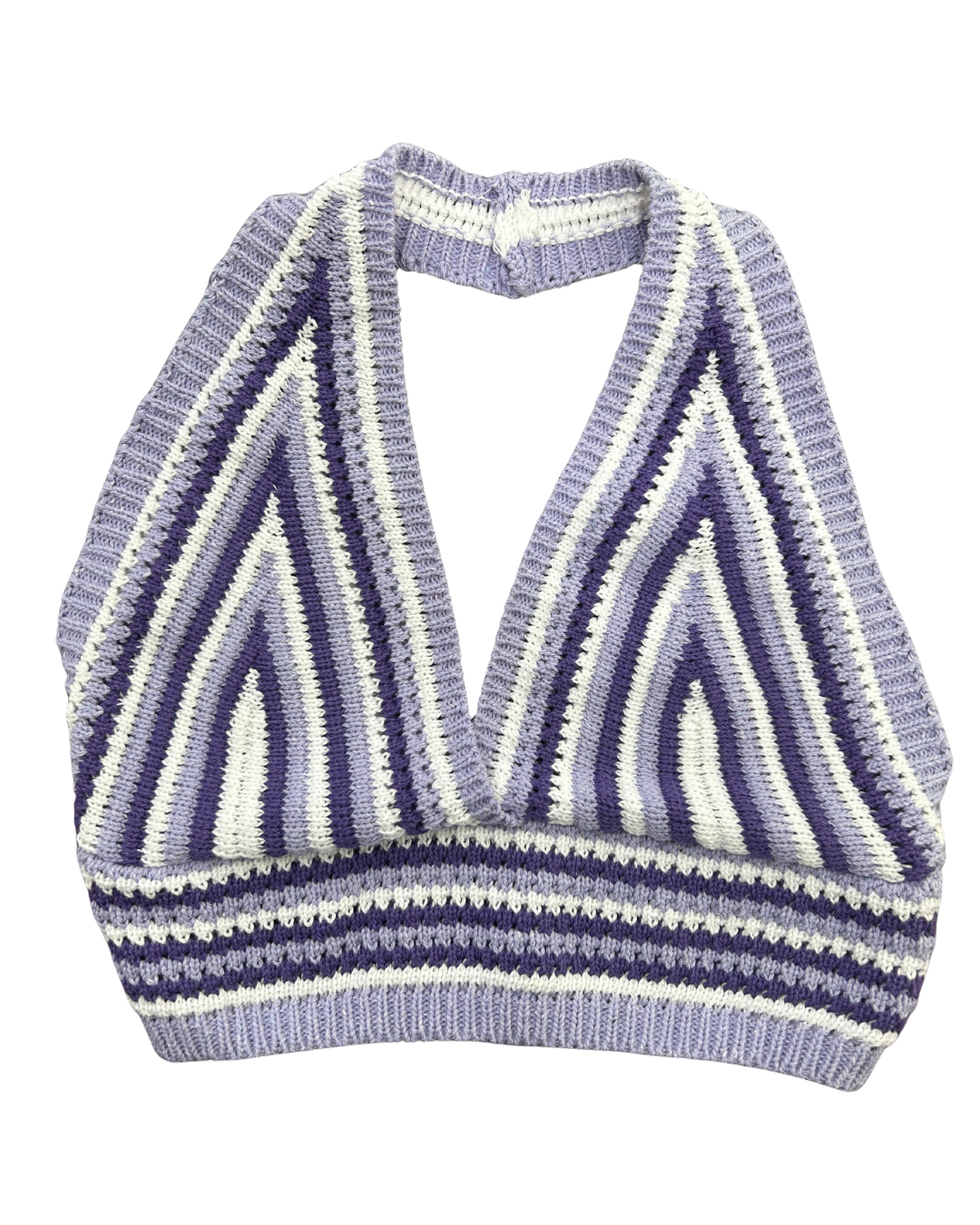 TOP IN COTONE TRICOLOR